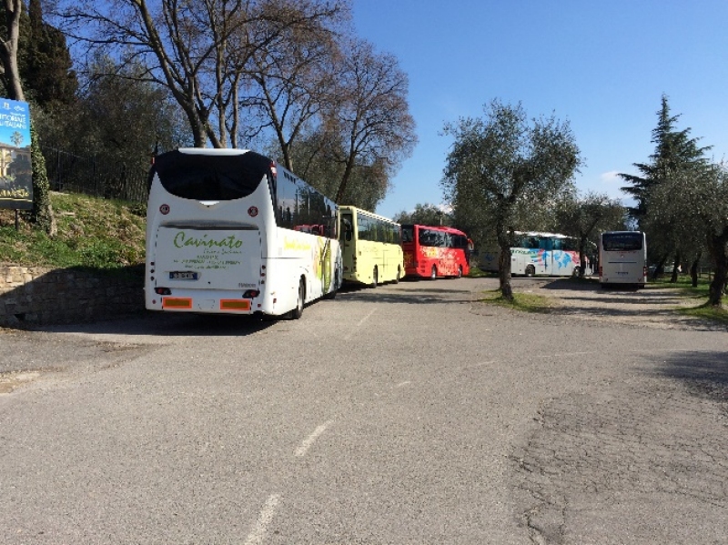 Parcheggio Oliveto del Vittoriale – Bus turistici    